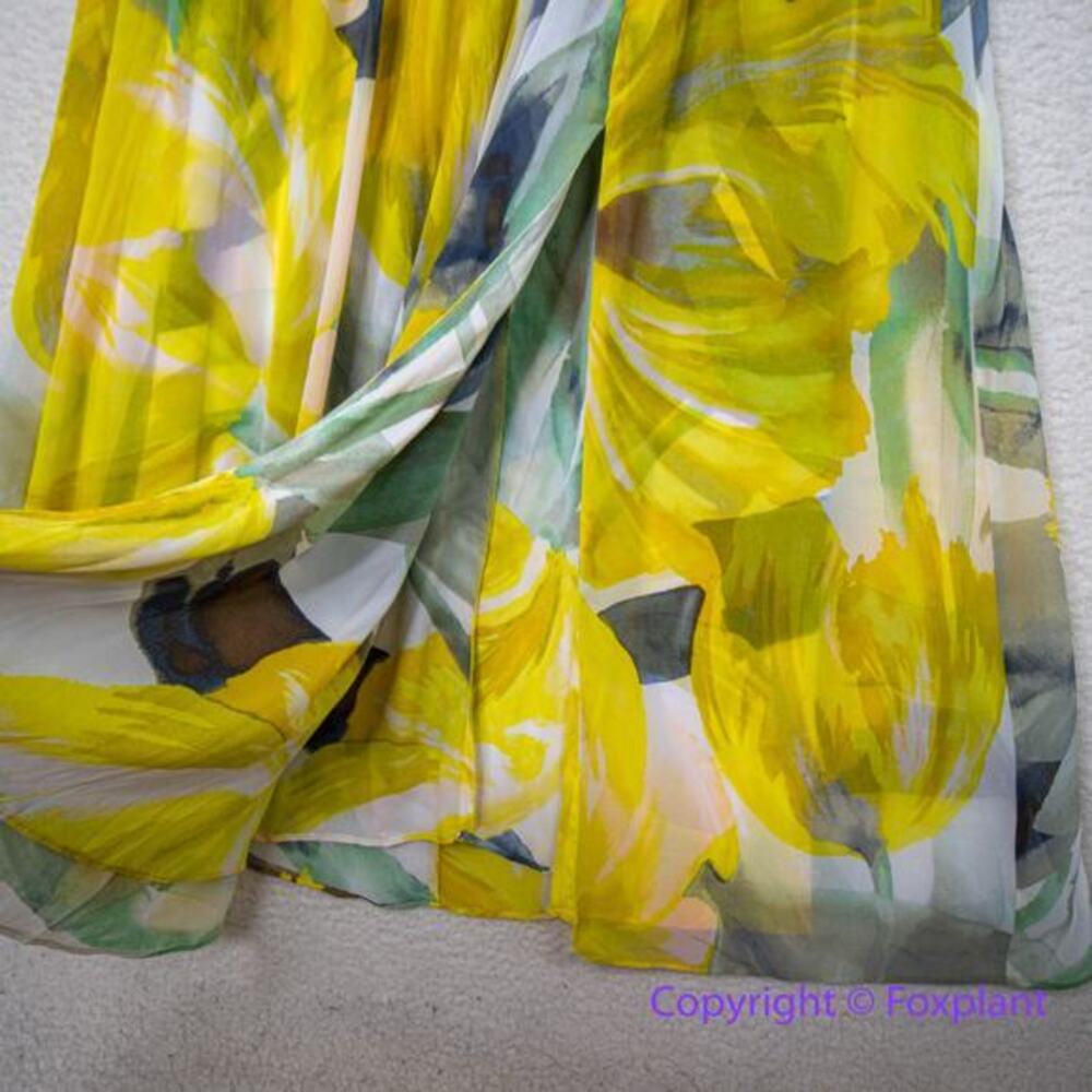 New! White House Black‎ Market Sleeveless V-Neck Braided Waist Maxi Dress, 12 - Picture 10 of 16